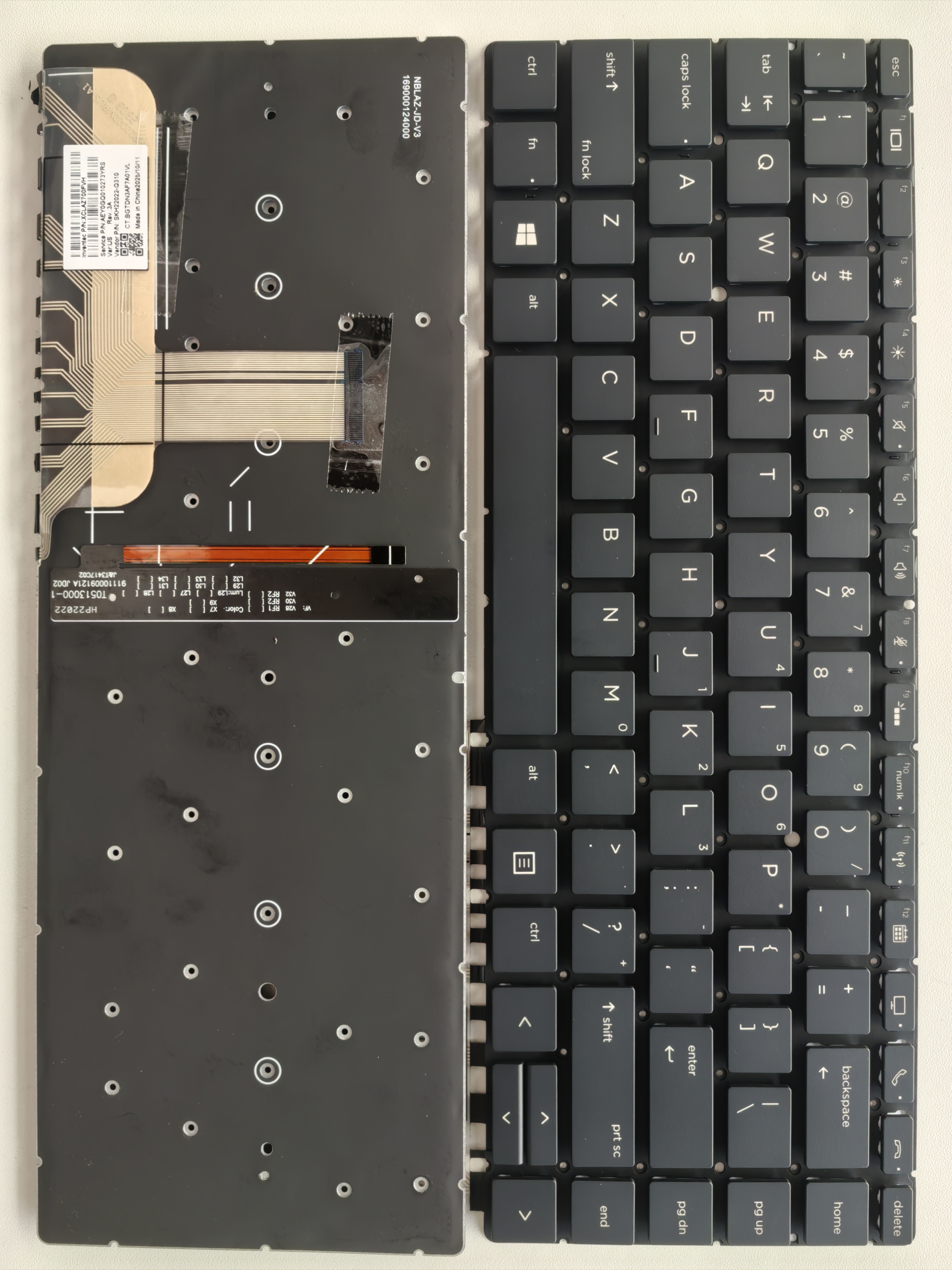 Picture of New Replacement Laptop Keyboard For HP 1040G5 BLACK Backlit (OEM) US Layout